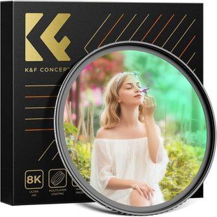 Фільтр білого туману K&F Concept Soft White Diffusion Pro Mist 1/4 Nano-X 62 мм (KF01.2116)