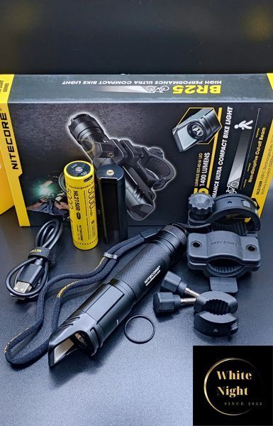 Nitecore BR25 (USB Type-C) Потужний, швидкознімний, заряджаємий велосипедний ліхтар 011401 фото