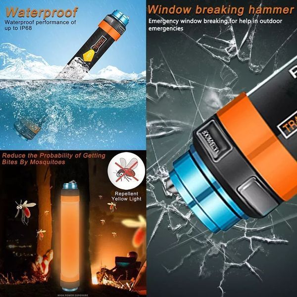 Кемпинговая водонепроницаемая лампа фонарь PowerLite Т25 на аккумуляторе с функцией повербанка 5200мАч USB С 100208 фото