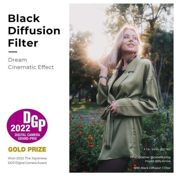 Фільтр чорного туману K&F Concept Mist Black Diffusion 1 Nano-X 58мм (KF01.1664)