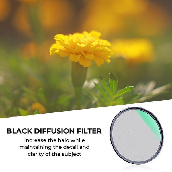 Фільтр чорного туману K&F Concept Mist Black Diffusion 1 Nano-X 58мм (KF01.1664)