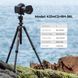 Легкий штатив із вуглецевого волокна K&F Concept K254C2+BH-36L для фотоапаратів, висота 1,6м, вантажопідйомність 8кг (KF09.123)