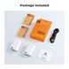 Комплект двух аккумуляторных батарей с выходом Type-C K&F Concept LP-E6NH 2600mAh White для Canon (KF28.0033S1) KF28.0033S1 фото 9