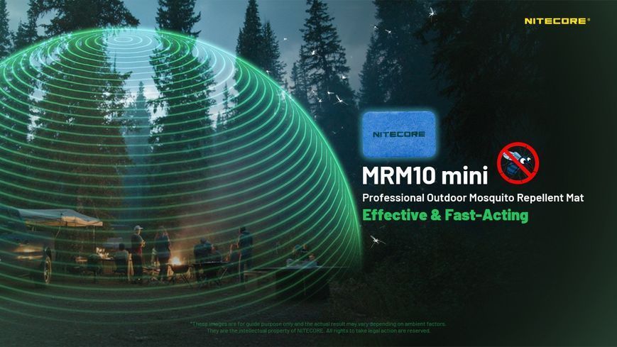 Пластини для фумігатора від комарів Nitecore MRM10 mini комплект 12шт (для моделей EMR23, EMR25) 010906.3 фото