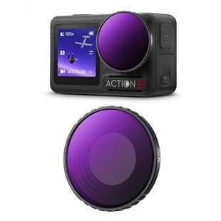 Нейтрально-сірий фільтр K&F Concept ND32 для DJI Osmo Action 5 Pro та Osmo Action 4 (KF01.2876) KF01.2876 фото
