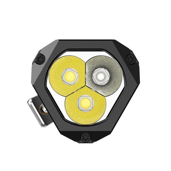 Компактний магнітний модульний EDC ліхтарик Wuben E8 Aluminium Black (1300Лм, 109м, 5000К, 1*14500, УФ 2Вт 365нм) 160401.4 фото