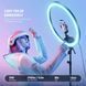 Кільцева студійна LED лампа для блогера Neewer SRP18C RGB 55Вт 48см 2500-10000К з APP керуванням 10104340 фото 2