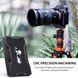 Алюмінієва швидкоз&rsquo;ємна пластина K&F Concept з гвинтом 1/4" для штатива Arca Swiss Camera з кульовою головою, 2 шт. (KF31.031) KF31.031 фото 5