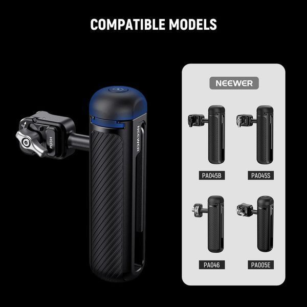 Накладна Bluetooth кнопка затвору NEEWER RT005E для бічної ручки Neewer PA045 (PA045B, PA045S, PA005E, PA046) 10104389EU фото
