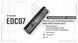 Надлегкий кишеньковий ліхтар Nitecore EDC07 MCT (USB Type-C; 1500Лм; 132м; 1500мАг); пісочний 010341.4 фото 2