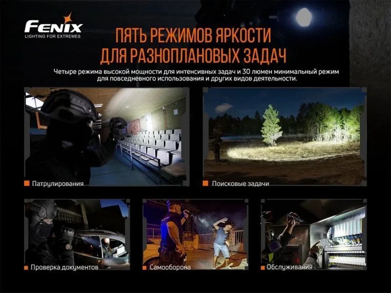 Ліхтар Fenix TK20R V2.0 (Luminus SFT70, 3000 люмен, 6 режимів, 1х21700, USB-C) 030101 фото