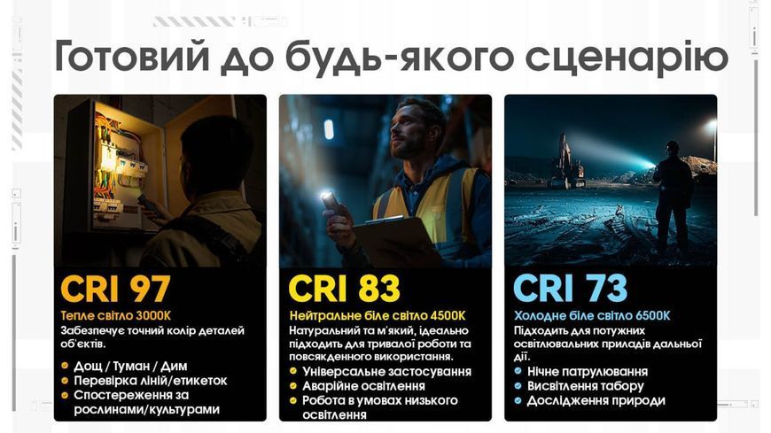 Надлегкий кишеньковий ліхтар Nitecore EDC07 MCT (USB Type-C; 1500Лм; 132м; 1500мАг); пісочний 010341.4 фото