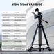 Професійний штатив трипод з рідинною головкою K&F Concept VA3+BV60 серії DV 1,91м (10кг, оберт 360&deg;, нахил +90 &deg;/-75 &deg;) KF09.148V1