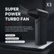Ручний портативний турбовентилятор компресор X3 Violent Blower Mini Turbo Jet Fan (3000мАг, 52м/с) 050214 фото 5
