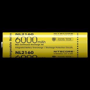 Літій-іонний акумулятор 21700 Nitecore NL2160 (6000mAh, 8А) 010707.1 фото