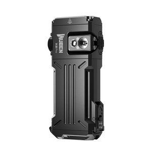 Універсальний ручний ліхтарик з кріпленням на шолом EDC Wuben X2 Pro RGB Black з магнітом (1500Лм, 205м, 2АКБ*14500) 040404.5 фото
