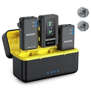 Бездротовий петличний мікрофон із зарядним кейсом NEEWER CM28 PRO для камери, смартфона, планшета, ноутбука 21000149 фото