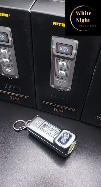 Nitecore TUP, Надпотужний наключний ліхтар з OLED дисплеєм сірий