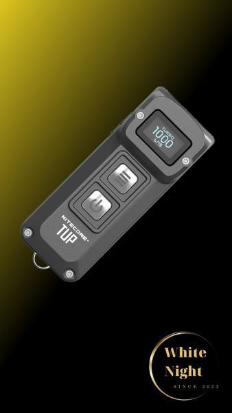 Nitecore TUP, Надпотужний наключний ліхтар з OLED дисплеєм сірий