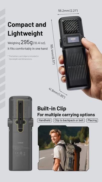 Портативный фумигатор Nitecore EMR25 с функцией павербанка 12000мАч и ультразвуком 40 кГц 010903.2 фото