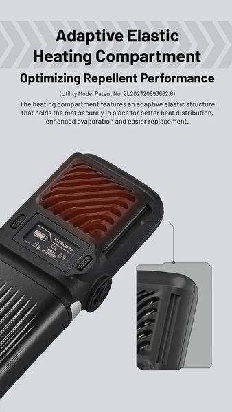 Портативный фумигатор Nitecore EMR25 с функцией павербанка 12000мАч и ультразвуком 40 кГц 010903.2 фото