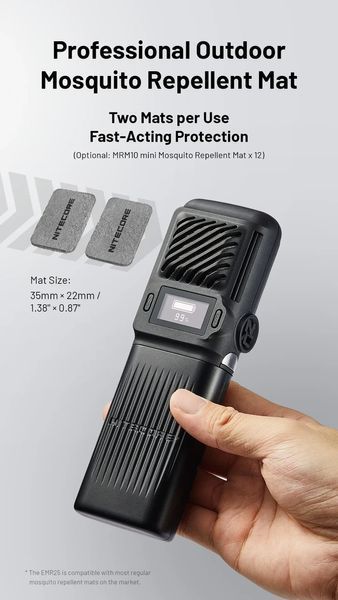 Портативный фумигатор Nitecore EMR25 с функцией павербанка 12000мАч и ультразвуком 40 кГц 010903.2 фото