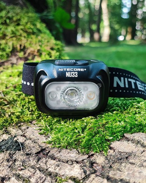Налобний кемпінговий ліхтар Nitecore NU33 з розсіювачем для кемпінгу 010212 фото