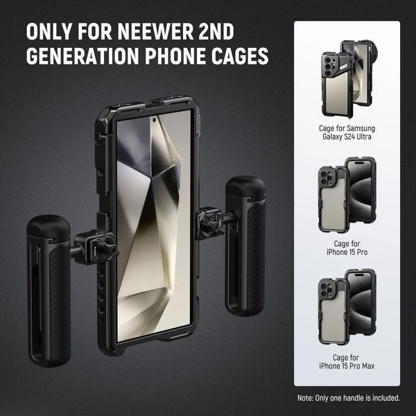 Швидкоз&rsquo;ємна бічна ручка для смартфона NEEWER PA045B 10103680 фото