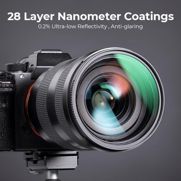 Светофильтр K&F Concept Nano-X MCUV + 3 салфетки из микрофибры 58мм (KF01.967) KF01.967 фото