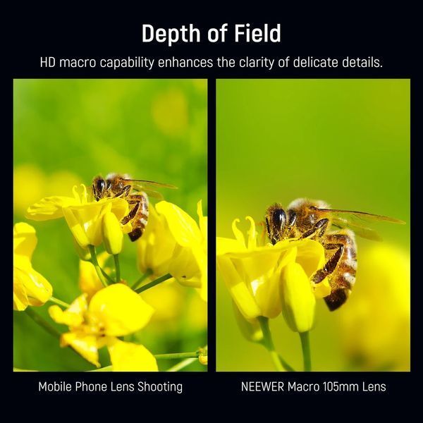 Макрооб'єктив для смартфона Neewer LS-26 HD Macro Lens фокусна відстань 105мм 10102619 фото