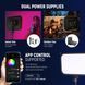 Студийный свет светодиодная панель NEEWER RGB168 60Вт с APP управлением (2500K до 8500K, RGB, CRI 97+) 10104934 фото 7