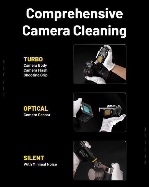Компресор Air Duster Nitecore BB2 для чищення фото та відео техніки