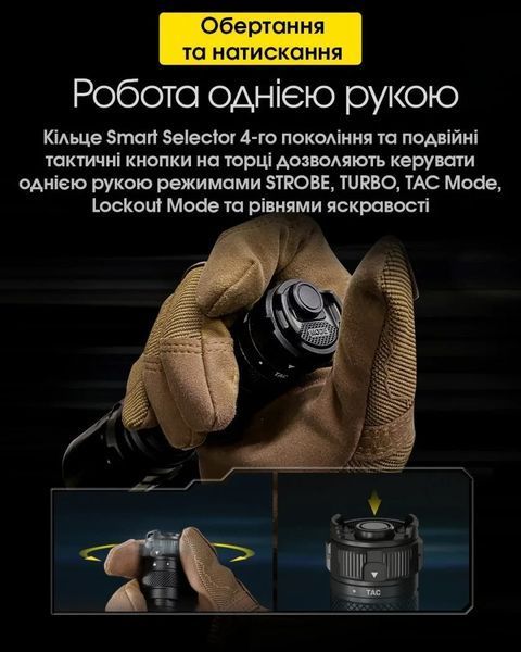 Ліхтар Nitecore SRT7i (3000Люмен, 580м, 5000мАг, USB Type-C)