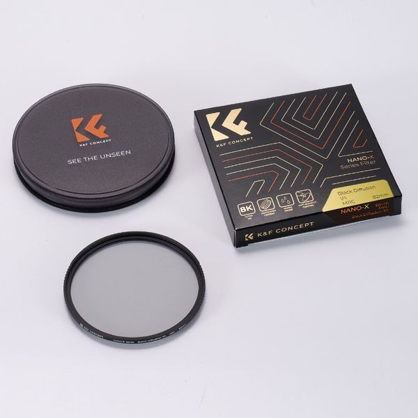 Фильтр черного тумана Mist Black Diffusion 1/4 K&F Concept Nano-X 58мм (KF01.1479) KF01.2317 фото