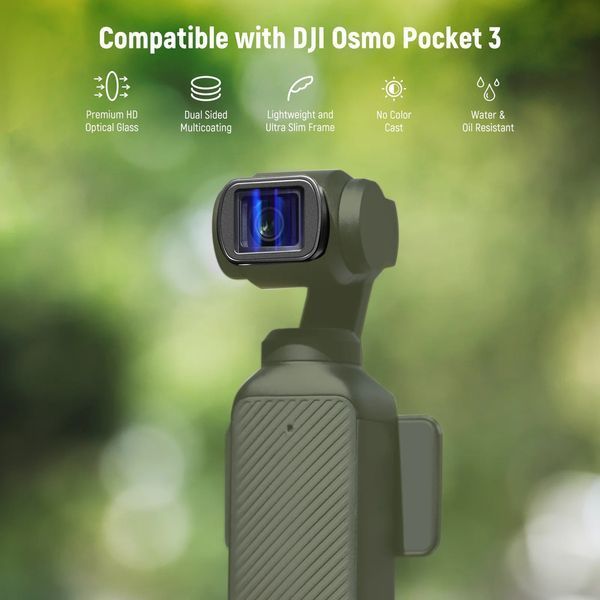 Cиняя анаморфная магнитная линза объектив Neewer LS-44 Pro 1,2X для DJI Osmo Pocket 3 10105889 фото