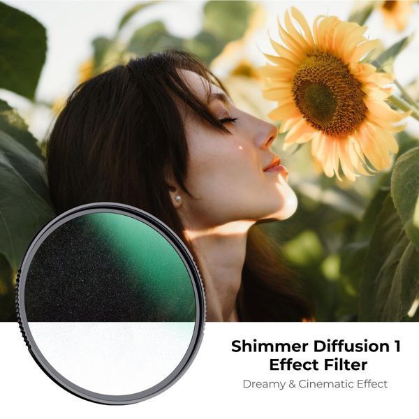 Мерехтливий дифузійний фільтр K&F Concept Shimmer Diffusion Lens Filter Nano-X 58мм (KF01.2165)