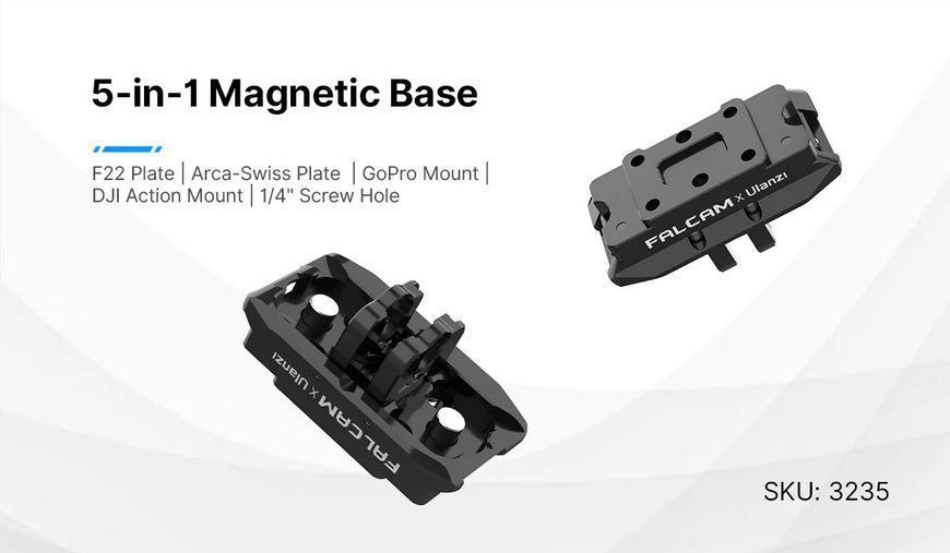 Кріплення Ulanzi Falcam F22 GoPro для DJI з магнітною основою Action Mount 3235