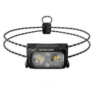 Ультралегкий налобний ліхтар Nitecore NU25 UL NEW, чорний (400Люмен, 64м) 010208 фото
