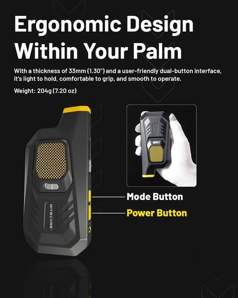Компресор Nitecore BB21 для чищення фото та відео техніки