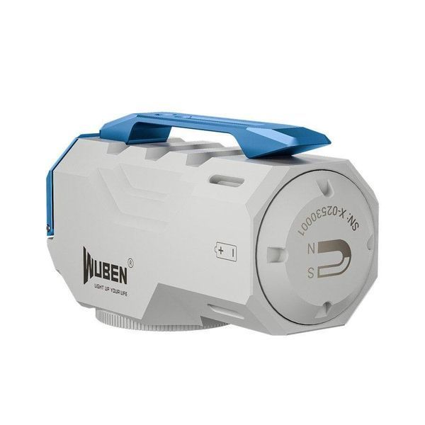 Універсальний кишеньковий EDC ліхтар Wuben X0 Aluminum White (800-900Лм, NICHIA 519A, 102м)