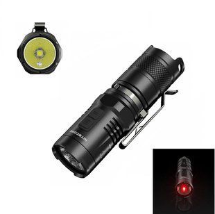 Кишеньковий ручний ліхтар Nitecore MT10C (920Лм, 190м, додаткове червоне світло) 010345 фото