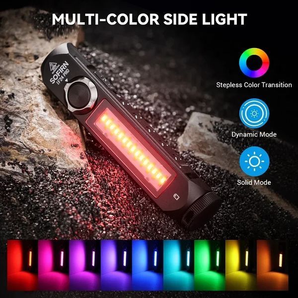 Ручний ліхтар Sofirn IF24 Pro RGB (1800Лм, 340м, 5000К, 1х18650 в комплекті)