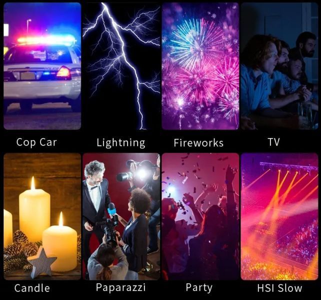 Накамерне світло світлодіодна панель ULANZI VL120 RGB White із регулятором яскравості та 20 світлоефектами (2500-9000K, 3100мАг) 050207 фото