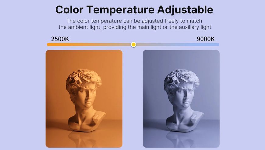 Ручний світлодіодний світильник кольорова лампа меч для фотостудії Ulanzi VL119 RGB Tube Light 50см, CRI 95+, 2500-9000К з можливі