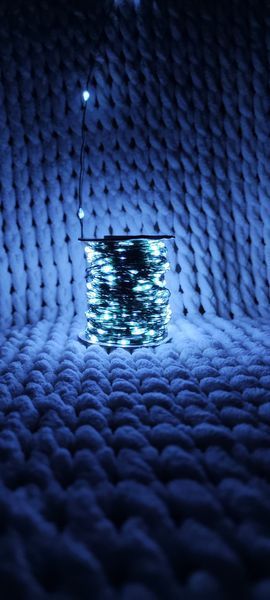 Світлодіодна новорічна святкова гірлянда роса 50м 500LED водостійка (IP44) холодне біле світло, зелена основа