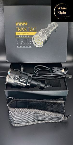 Надпотужний тактичний ліхтар Nitecore TM9K TAC (9800Лм, 280м, 5000мАг, USB Type-C) 010319 фото