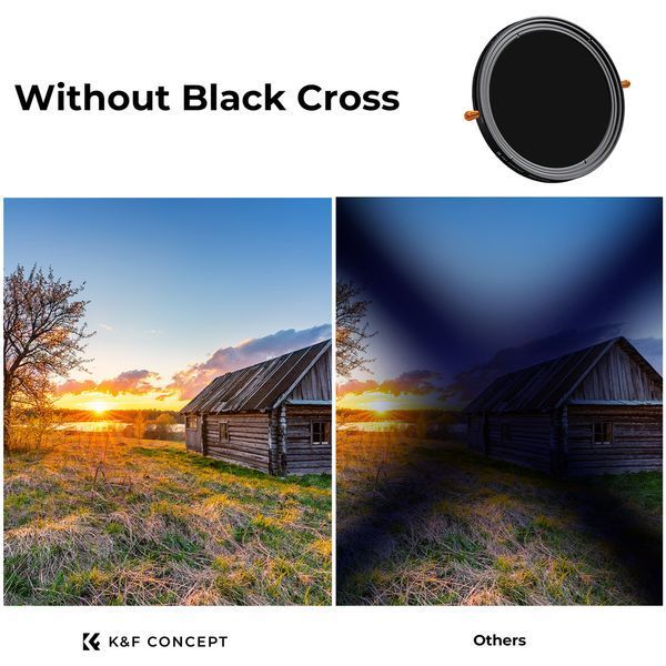 Світлофільтр для об'єктива камери K&F Concept ND & CPL 2 in 1 Lens Filter ND2-ND32 67мм зі змінною нейтральною щільністю та поляри