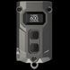 Наключный фонарь с LED-дисплеем Nitecore TINI 3 (USB-C, 600Лм, 90м, 330мАч, 3000, 4500, 6500К), серый 010311.2 фото 1