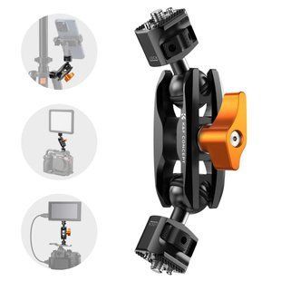 Кріплення гвинтове K&F Concept Ms14 Magic Arm 1/4" із двома кульовими головами (KF31.082) KF31.082 фото