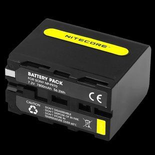 Акумулятор Li-Ion Nitecore NP-F970 (7800mAh) для камер Sony NEX-FS700, NEX-FS100J, PXW-Z100 010710 фото